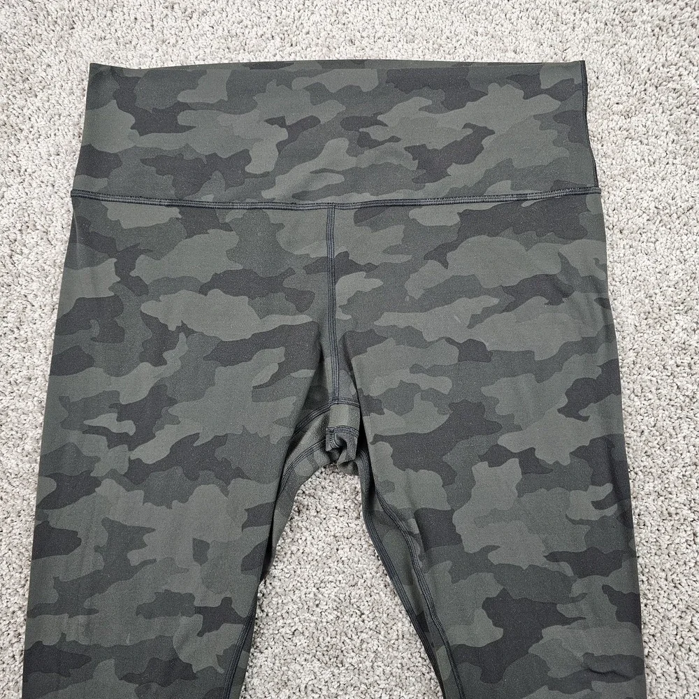 Lululemon Align High Rise 25" Leggings Sz 16 Heritage 365 Camo Dark Olive W5DLXS - Picture 2 of 9